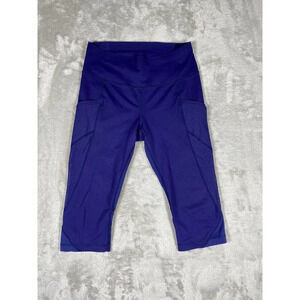 LULULEMON Purple Cropped Capri Leggings Size 8